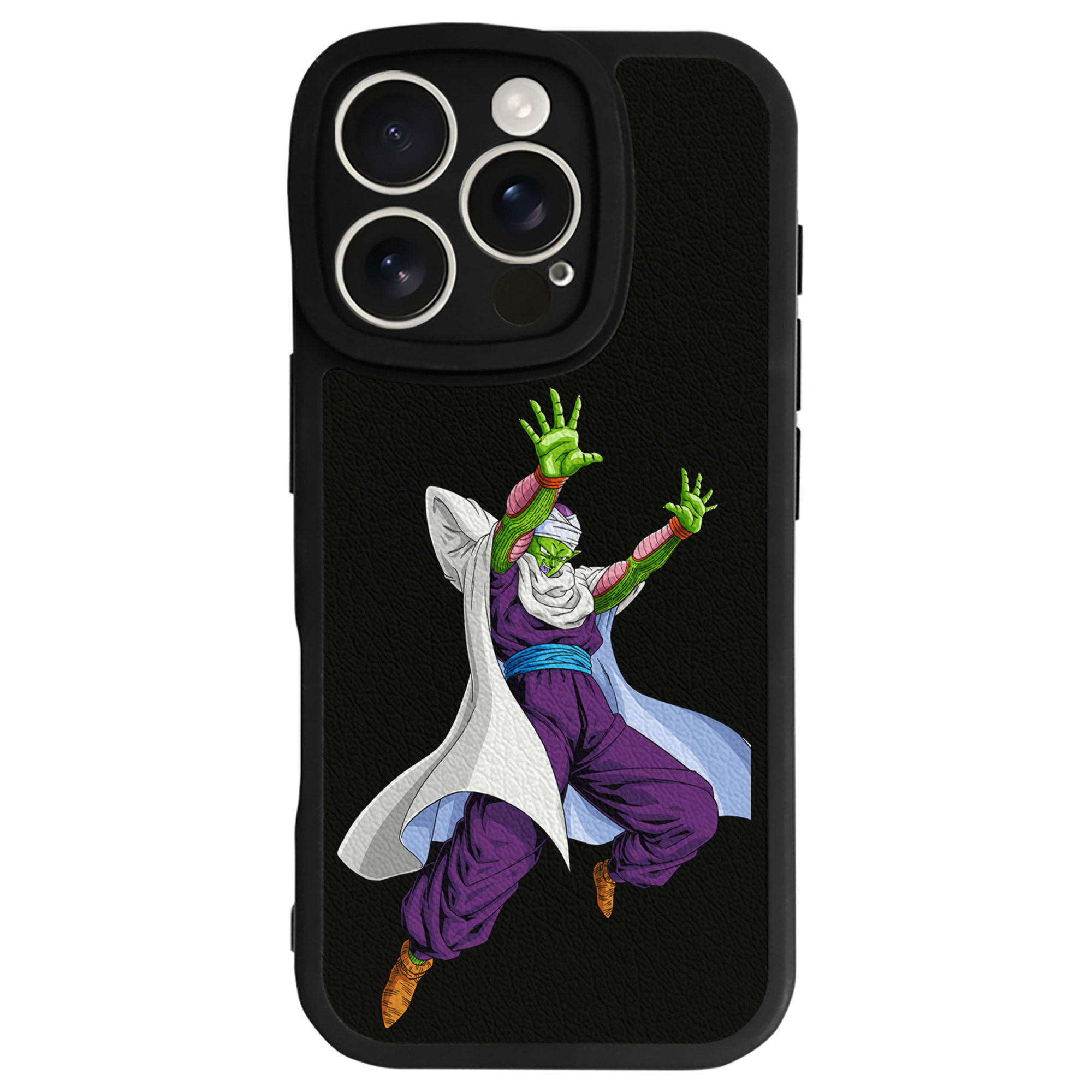 （画像用） ドラゴンボール ピッコロ DRAGON BALL Piccolo 【iPhone 16シリーズ対応】シリコンスマホケース（レザー調） 材質：シリコン